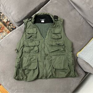 Vestrap By Nikon Vest Green Mens Size Large Full Zip Green